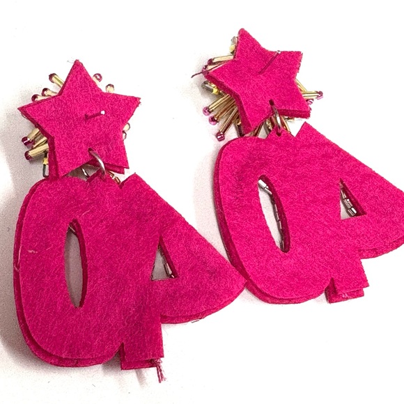 🎉 40! Beaded earrings 🩷 - Picture 5 of 6